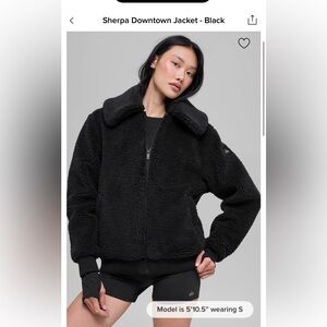 ALO Sherpa Downtown Jacket - Black